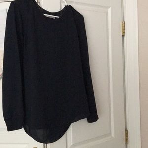 Vince silk top size small although fits like a medium.